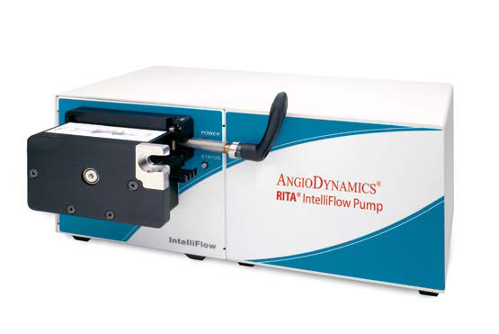 The IntelliFlow peristaltic infusion pump is used in conjunction with the 1500X radiofrequency generator for the coagulation and ablation of soft tissue